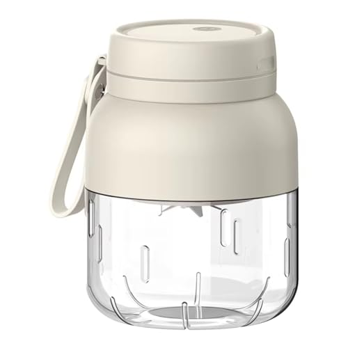 Pluuttiem Exprimidor Eléctrico Portátil, Exprimidor de Frutas Recargable para Estudiantes, Gran Capacidad, Ideal para Uso Escolar y Doméstico, Color