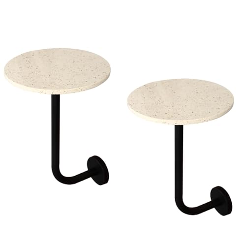 Table d'appoint murale moderne en travertin pour vos moments de détente cosy