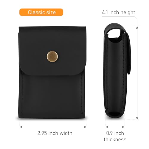 Playing Card Case, Leather Case for Board Games, Playing Card Holder, Card Deck Holder (Black)3