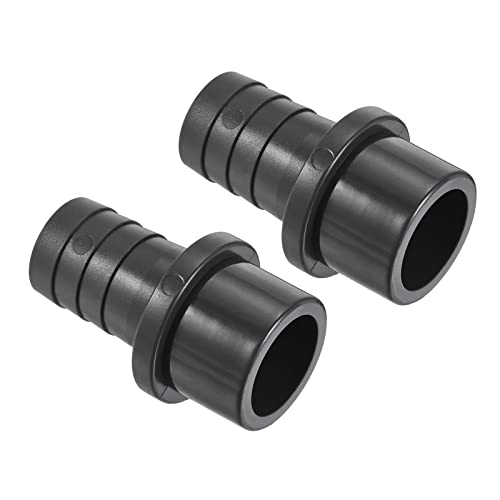 M METERXITY 2 Pack PVC Pipe Fitting, Water Tube Connector, 25mm Barb Straight Pipe Joint