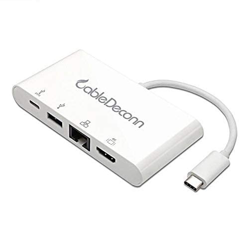 CableDeconn Thunderbolt 3 Dock Station USB hub usb3.1 Type-c to hdmi rj45 usb3.0 Adapter Cable Converter Compatible with 2017 MacBook pro Dell XPS asus(Multicolor) (B07F1L4Y67) Amazon Price History, Amazon Price Tracker
