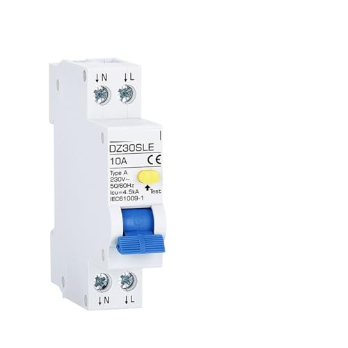 Disyuntor RCBO tipo A interruptor diferencial superinmunizado 40A y magnetotérmico monobloc 220V