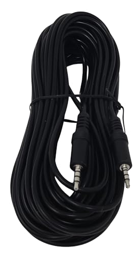 Cable Auxiliar TRRS Jack 3.5mm Macho a Macho 50 pies miniatura 2