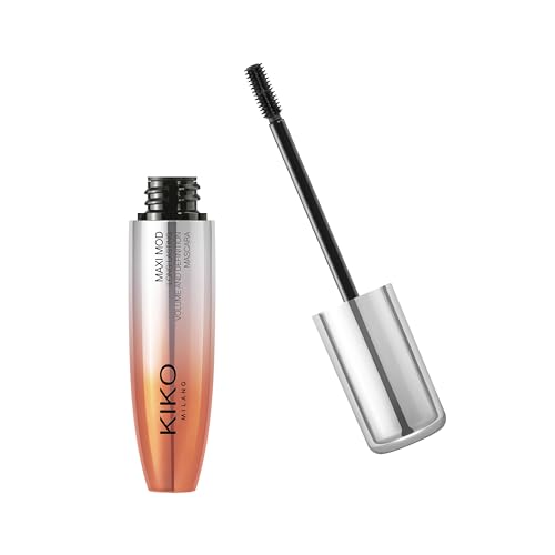 KIKO Milano Maxi Mod Volume & Definition Mascara | Máscara De Pestañas +200% Efecto Volumen, De Larga Duración Hasta 10 Horas