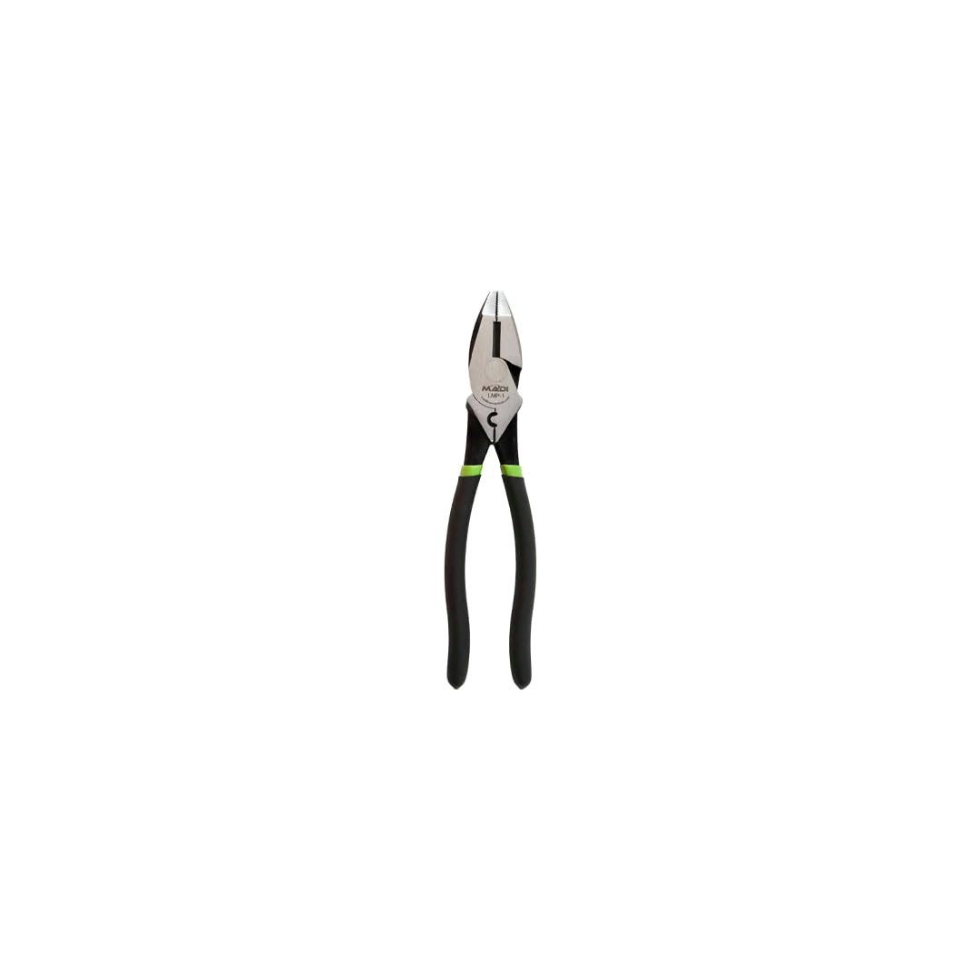 MADI Innovative Lineman Tools 9" High Leverage Lineman Pliers with Crimper and Secondary Gripping Surface | LMP-1