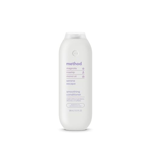 Method Smoothing Conditioner Serene Escape for Curly Hair Nourishes and Softens Safe for Color-Treated Hair - Sulfate-Free and Cruelty-Free 13.5 oz