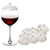 BevHat Stainless Steel Wine Glass Cover (Pack of 10). Keep The Bugs Out of Your Drinks While Outdoor