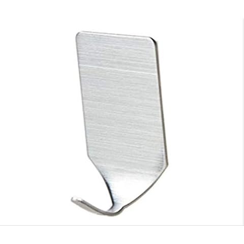 Hook Strong Viscose Load Strong Stainless Steel Wall Hanging No Nails Unmarked Wall Door Rear Hanging Clothes Hook Stick Hook 8 Installations Cover