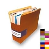 Jazz Bands® File Pocket Handles, Brown, 20 per Package