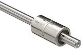 THK Steel Ball Spline Model LT, Single Nut Cylindrical Medium Torque, Shaft: 6mm Diameter x 150mm Length, Nut: 14mm Diameter x 25mm Length, Load Capacity: 486 lb