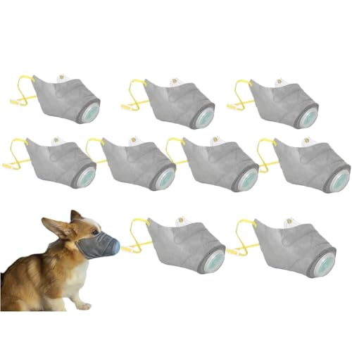 Koolenry Mascarilla Respiratoria para Perros, Mascarilla Antihumo, Reutilizable, Antipolvo y Antivaho, Antivaho, Antihumo y Antihumo Pasivo.S