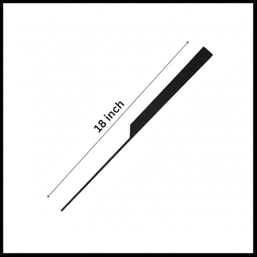 Image of HILO Premium Aluminium Handle Kitchen Cabinet Matte Finish Sleek, Durable Rust-Resistant Pull Handle for Modern Kitchens & Interiors (1 Pair Left & Right 1 Set) (Black, 18 INCH)