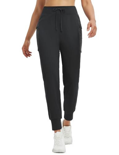 baleaf Women's Fleece Lined Joggers High Waisted Thermal Running Sweatpants Warm Athletic Hiking Pants with Pockets