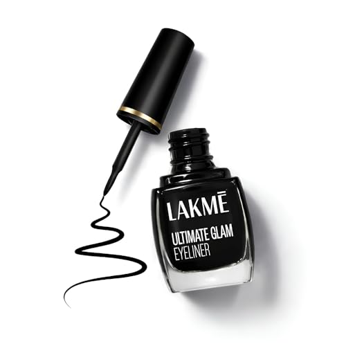 Lakme Ultimate Glam Eye Liner, Semi Matte, Quick drying, Water re...