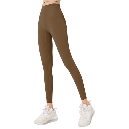 Legging de yoga marron pour femme active : du studio au salon