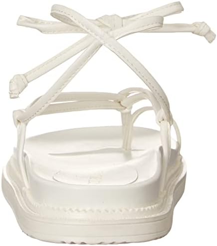 NINE WEST Women's SAREST3 Sandal, White, 9 | Image 2