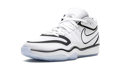 Nike NIKE G.T. Hustle 2 Mens Basketball Shoes DJ9405-102 (White/Black), Size 10.5