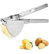 Potato Ricer, Stainless Steel Potato Ricer and Masher Commercial Potato Fruit Meat Press Chopper ...