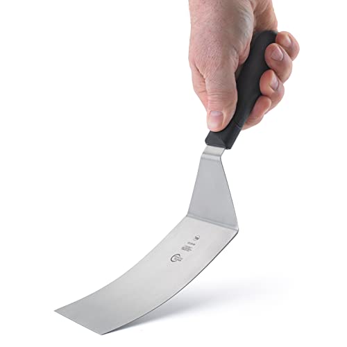 Image of Mercer Culinary Millennia Turner /Spatula, 6 Inch x 3 Inch Blade, Black Handle
