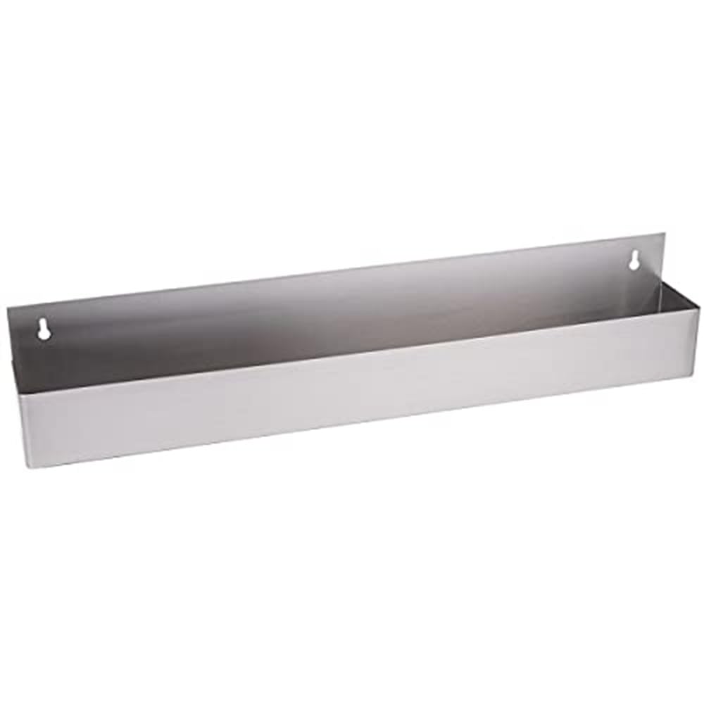 Cocktail7 Speed Rack Vasca Portabottiglie Acciaio Inox per 8 Bottiglie Lunghezza 81cm Bars Locali Ristoranti Discoteche, Materiale Bar, Cocktail Organizzazione (1 Pezzo)