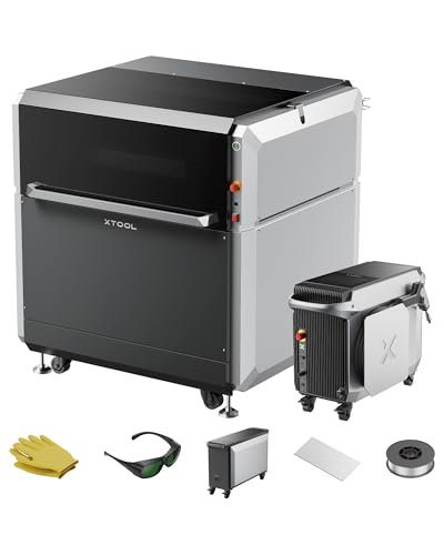 xTool MetalFab 1200w 4-in-1 Laser Welding Machine CNC Cutter Cleaner Engraver, 400mm/s Precise Cutting, 8X Faster Than TIG, 108+ presets, Cut 10mm Carbon Steel, Industrial Grade Laser Welder