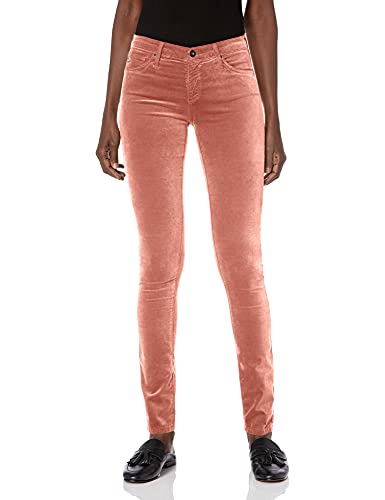 AG Adriano Goldschmied Women's The Legging Skinny Opulent Stretch Velveteen, Rose Gold, 28