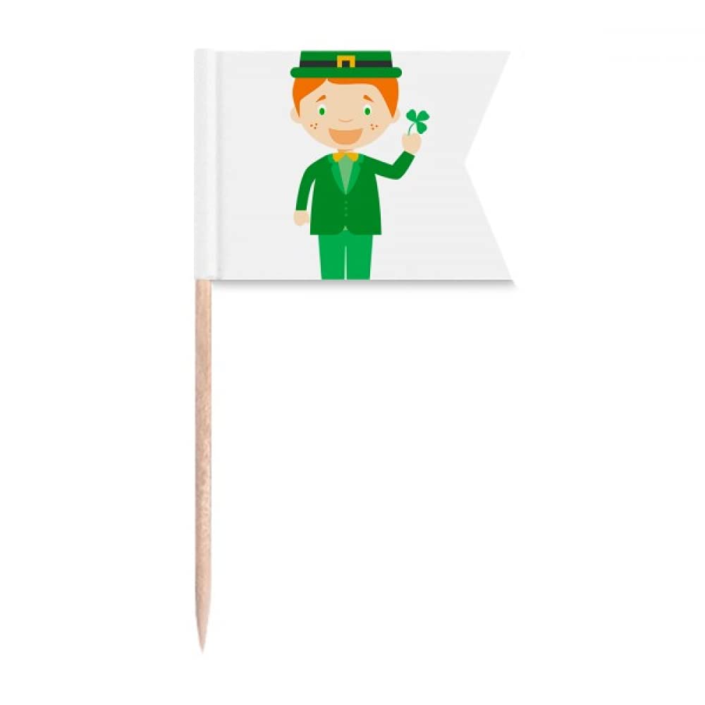 Plaque de fromage animée avec costume vert Ireland pour vos buffets et soirées