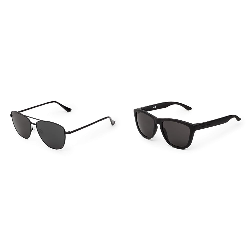 HAWKERS LAX Dark Gafas, Black Polarized, Adulto Unisex ONE Gafas de sol, Hombre, Oscuro Polarizado, Talla única