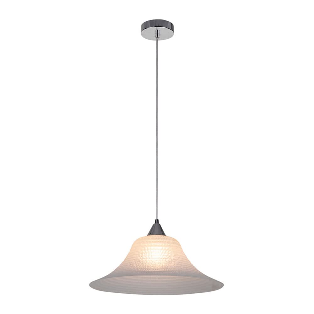 Lámpara de cristal E27 que elimina sombras en islas de cocina con su luz moderna colgante
