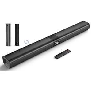 Saiyin Sound Bar for Smart TV, 100W...