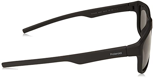 Polaroid PLD 3018/S Y2 DL5 55 Gafas de Sol, Negro (Matt Black/Grey Pz), Hombre