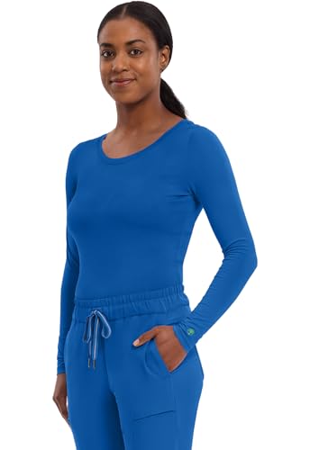 Image of Healing Hands Women's Underscrub Soft Knit Melissa Longsleeve Scrub Tee with Breathable & Easy Care Fabric 5047