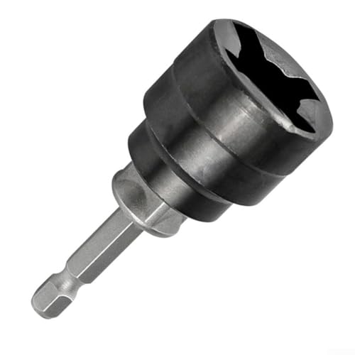 Bulevisiter Adaptador de enchufe con mecanismo de liberación rápida para llaves y taladros eléctricos, compatible con llaves de lengüeta para reparación de neumáticos de coche y (SKU)