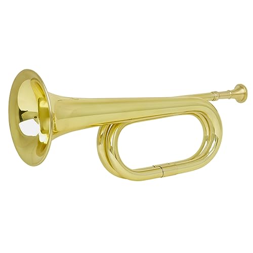 FUNOMOCYA Beginner Trumpet Bugle Band Bugle Trumpet Practice Mute Wind Instrument