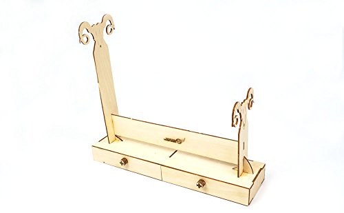 Soporte expositor de balsa madera contrachapada para avión de espuma VT01 2