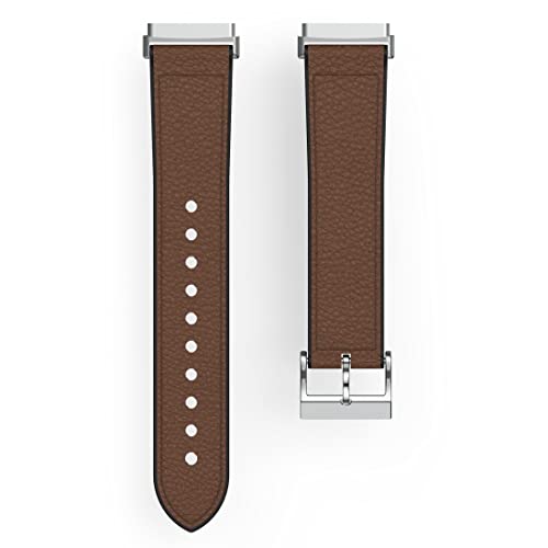 Bracelet montre Fitbit Versa 3 en cuir et silicone Hama pour un style élégant au quotidien