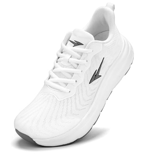 Mens Wide Walking Shoes Soft Sole Non Slip Running...