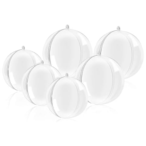 ilauke Clear Fillable Christmas Baubles Cover