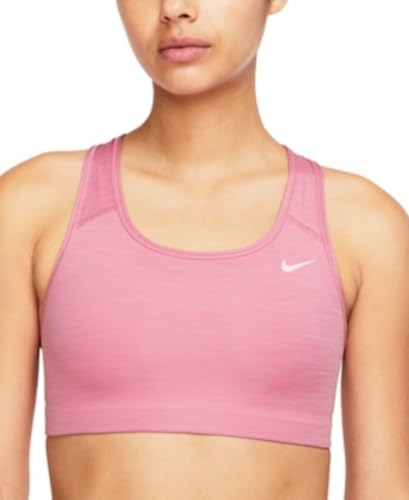 Image of Nike Polyester Womens Swoosh Bra Non PAD Bra L Women Training