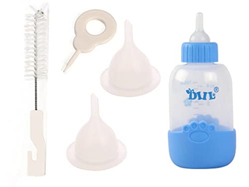 RvPaws Nursing Kit 100 ML for Puppy Milk Feeding Bottle Set for Puppies, for Cats and Dog, Kitten, Rabbit with Safety Cover (1 Pcs - Color May Very) (B09KS3PT21) Amazon Price History, Amazon Price Tracker