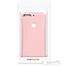 kwmobile Full Case Compatible with Huawei Y7 (2018)/Y7 Pr. (2018) - Case Hard Shell Plastic Phone Cover with Screen Protector - Metallic Rose Gold