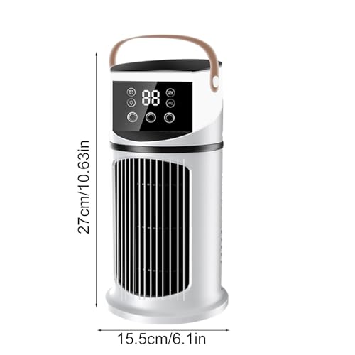 Mini climatiseur portable rafraîchisseur d'air pour dortoir et bureau compact