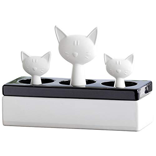 Wenko 52608100 Luftbefeuchter Katzenfamilie - Keramik-Verdunster, 22 x 15.5 x 8.5 cm, weiß-schwarz Wenko 52608100 Luftbefeuchter Katzenfamilie - Keramik-Verdunster, 22 x 15.5 x 8.5 cm, weiß-schwarz