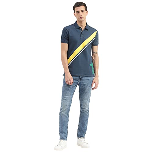 Image of United Colors of Benetton Men's Solid Regular Fit Polo Shirt