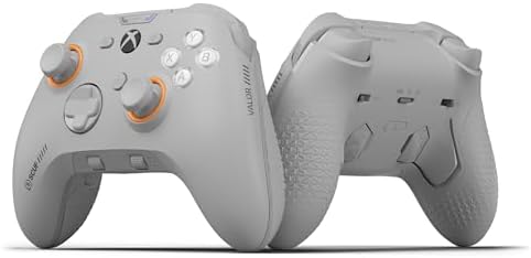 Scuf VALOR PRO WIRELESS Mando Xbox Performance – Paletas Personalizables, Gatillos Instantáneos, Sticks Resistencia de con TMR, Controles de Audio, Xbox Series X|S, Xbox One, Windows PC – Gris Claro