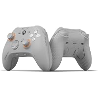 SCUF VALOR PRO Wireless Performance Xbox Controller &ndash; Customisable Back Paddles, Instant Triggers, Anti-Drift TMR Thumbsticks, Audio Controls, Xbox Series X|S, Xbox One, Windows PC &ndash; Light Grey