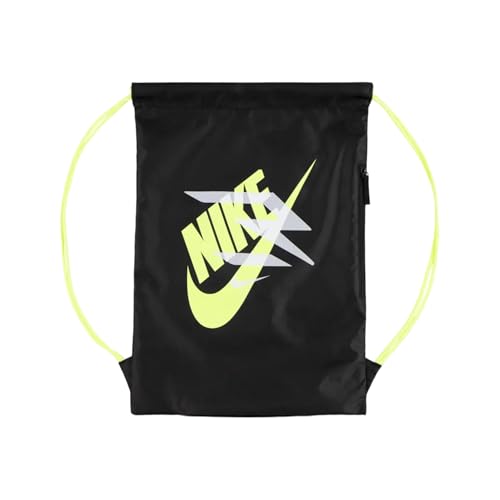 Nike 3 Brand Ran Core Gym Sack Training Gymsack (Black/Green)