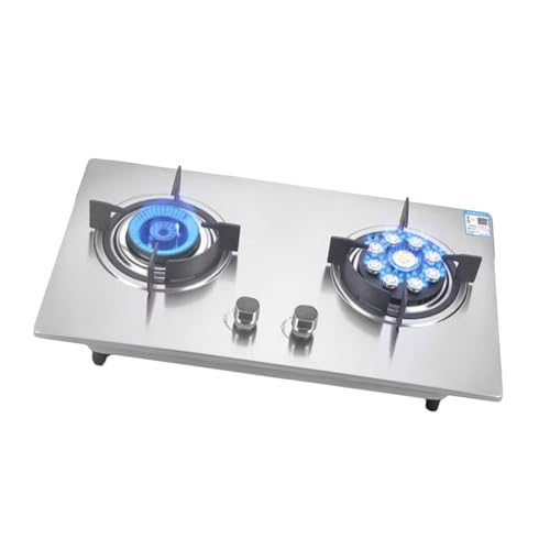Estufa a gas 2 puestos de acero inoxidable para mesa
