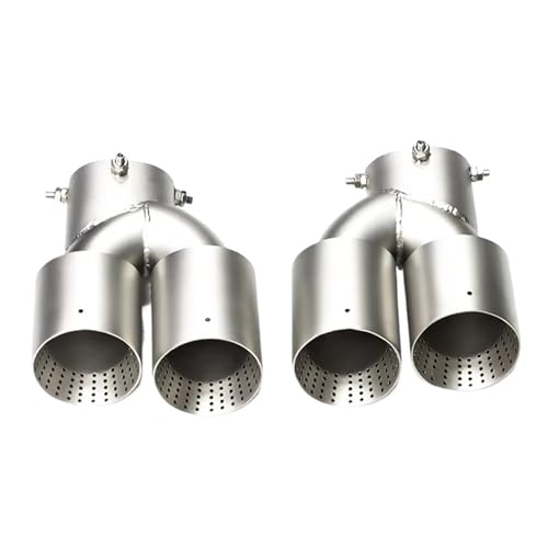Embout d'échappement double finition mate pour redécouvrir le style de votre BMW G22 G26