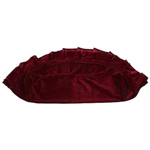 Les-Theresa Piano kruk Cover Zachte Donker Gouden Fluwelen Bank Cover voor Stofdichte Piano’s Enkele Zitplaatsen…